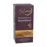 Ayluna karamellblond: Pflanzenhaarfarbe blond ohne Phenylendiamin Ayluna karamellblond: Pflanzenhaarfarbe blond ohne Phenylendiamin