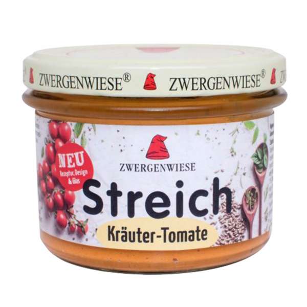 Zwergenwiese Mediterraner Brotaufstrich vegan mit Kräutern Zwergenwiese Mediterraner Brotaufstrich vegan mit Kräutern