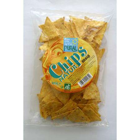 Mais Tortilla Chips Natur - Bio Maischips zum Dippen