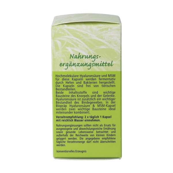 BioPräp Hyaluronsäure Kapseln 300mg - mit MSM - kaufen
