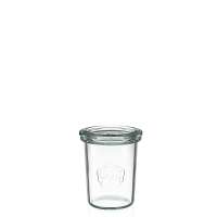 Weck Mini Sturzglas 80 ml / 160 ml mit Glasdeckel - 12 Stück