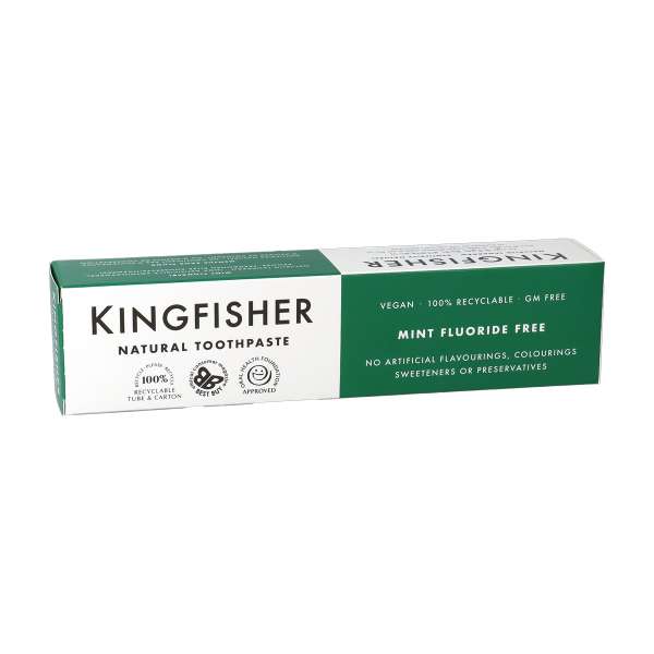 Zahnpasta ohne Fluorid für gesundes Zahnfleisch, Kingfisher Zahnpasta ohne Fluorid für gesundes Zahnfleisch, Kingfisher