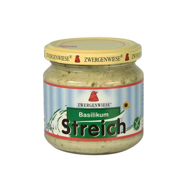 Laktosefreier Aufstrich mit Basilikum auf Weißbrot ein Genuß Laktosefreier Aufstrich mit Basilikum auf Weißbrot ein Genuß