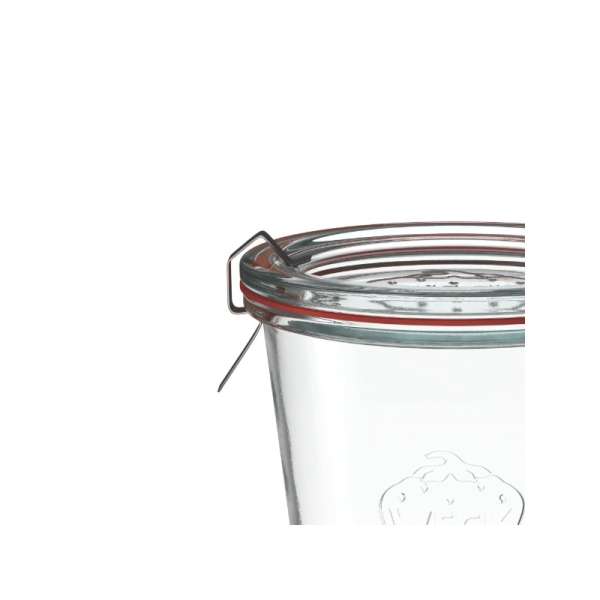 WECK Sturzglas 500 ml mit Glasdeckel – 6 Stück