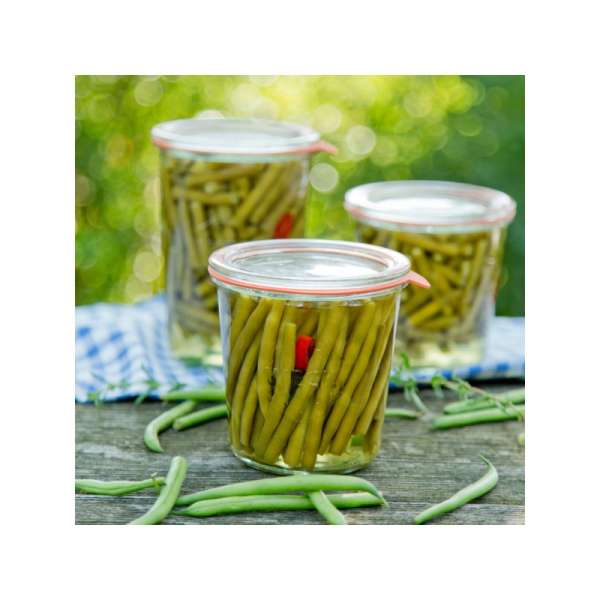WECK Sturzglas 500 ml mit Glasdeckel – 6 Stück