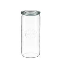WECK Zylinderglas 1040 ml mit Glasdeckel – 6 Stück
