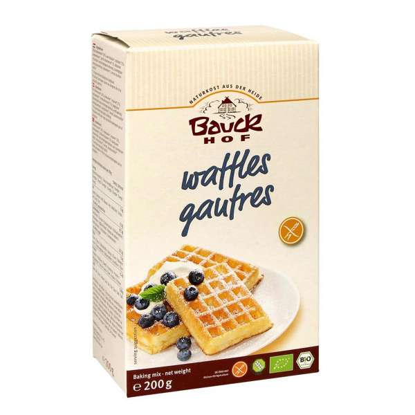 3 Korn Waffeln glutenfreie Backmischung Bio ohne Ei backen 3 Korn Waffeln glutenfreie Backmischung Bio ohne Ei backen