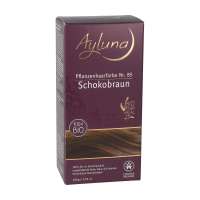 Ayluna schokobraune Haarfarbe - 100% kontrolliert biologisch Ayluna schokobraune Haarfarbe - 100% kontrolliert biologisch