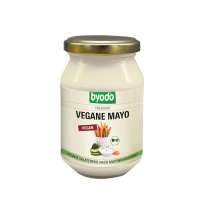 Vegane Mayonnaise, mit Dijon Senf & Meersalz verfeinert Vegane Mayonnaise, mit Dijon Senf & Meersalz verfeinert