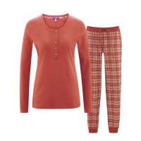 Living Crafts Damen Pyjama Baumwolle - ganz Bio weich zum Wohlfühlen Living Crafts Damen Pyjama Baumwolle - ganz Bio weich zum Wohlfühlen
