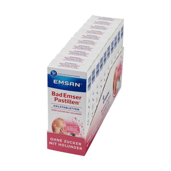 Emsan Bad Emser Pastillen mit Holunder Emsan Bad Emser Pastillen mit Holunder