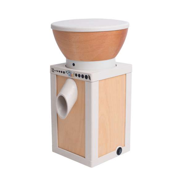 KoMoMio - 360 Watt Getreidemühle aus Holz mit farbigen Elementen