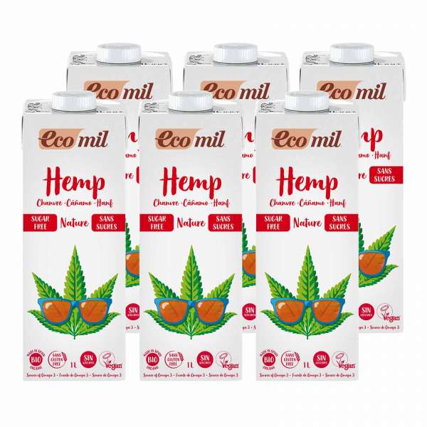 Hanfgetränk, die köstliche Alternative zu Milch im 6er Pack Hanfgetränk, die köstliche Alternative zu Milch im 6er Pack