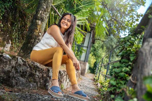 Bequeme Living Crafts Damen Leggings aus GOTS Bio-Baumwolle