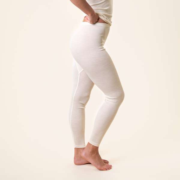 Living Crafts Damen lange Unterhose Fenja aus Bio-Merinowolle und Seide