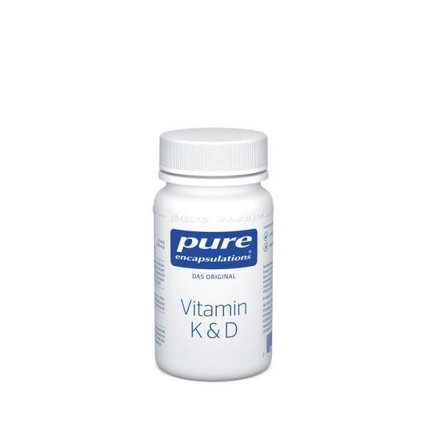 Pure Encapsulations - Pure Vitamin K und D, 60 Kapseln Pure Encapsulations - Pure Vitamin K und D, 60 Kapseln