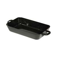 Rechteckige Bratpfanne Emaille für gesundes Braten & Backen Rechteckige Bratpfanne Emaille für gesundes Braten & Backen