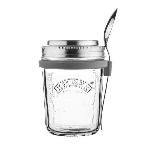 Kilner Frühstücksglas: Gesundes Frühstück to go mitnehmen Kilner Frühstücksglas: Gesundes Frühstück to go mitnehmen