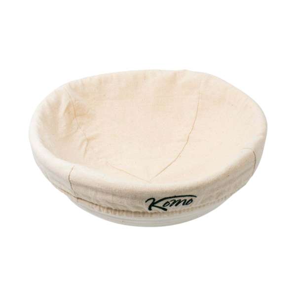 KoMo Gärkörbchen mit Leinenhaube, rund und lang KoMo Gärkörbchen mit Leinenhaube, rund und lang