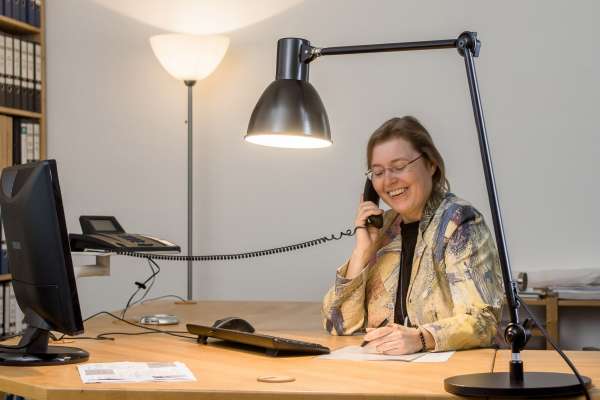 Werkleuchte mit Tischstandfuß,schwarz