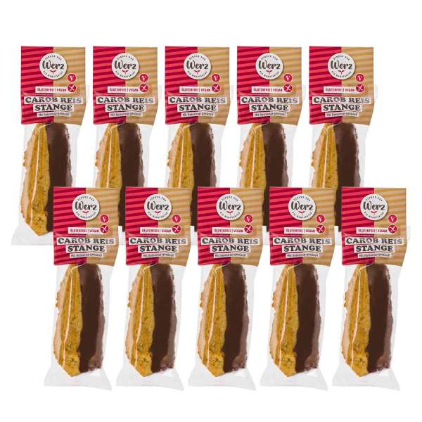 Carob Reisstange ohne Kakao 10 x 50 g Sparpack günstiger kaufen Carob Reisstange ohne Kakao 10 x 50 g Sparpack günstiger kaufen