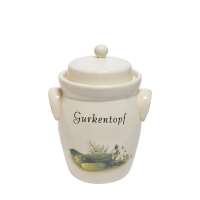 PureNature Gurkentopf Steingut - mit Deckel, 5 l oder 3,5 l PureNature Gurkentopf Steingut - mit Deckel, 5 l oder 3,5 l