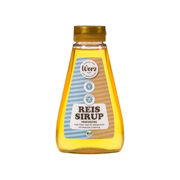 Werz Reissirup als alternatives, fructosefreies Süßungsmittel Werz Reissirup als alternatives, fructosefreies Süßungsmittel