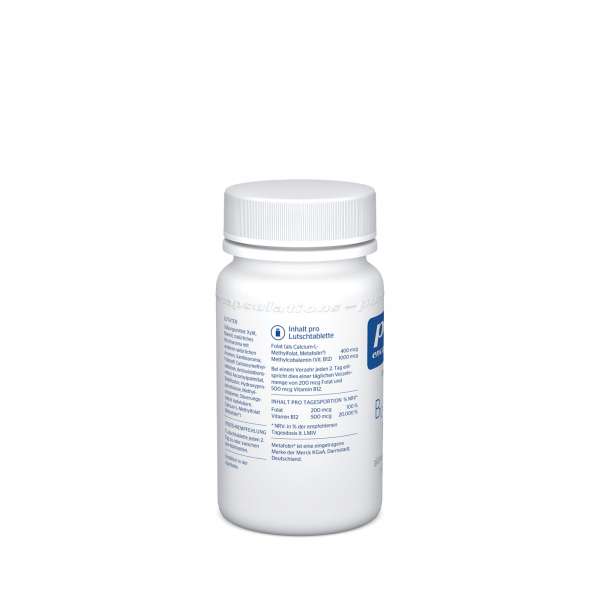 Pure Encapsulations B12 Folate - Methylcobalamin Lutschtabletten