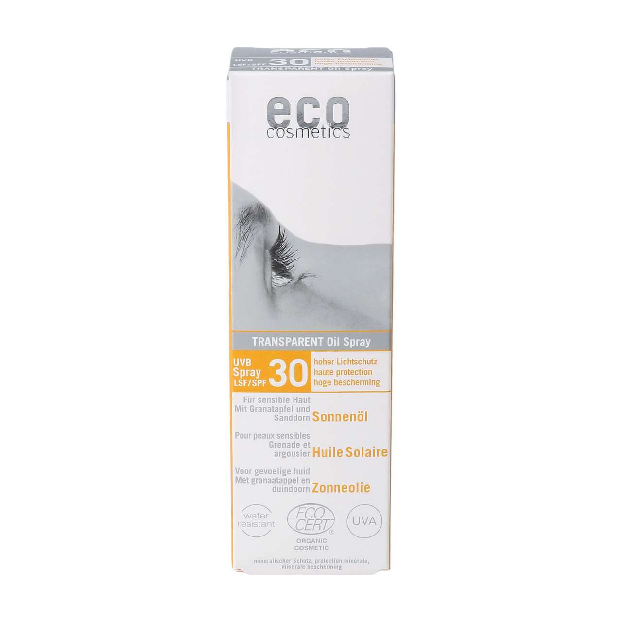 Eco Cosmetics Sonnenöl mit Lichtschutzfaktor 30 ohne Emulgatoren