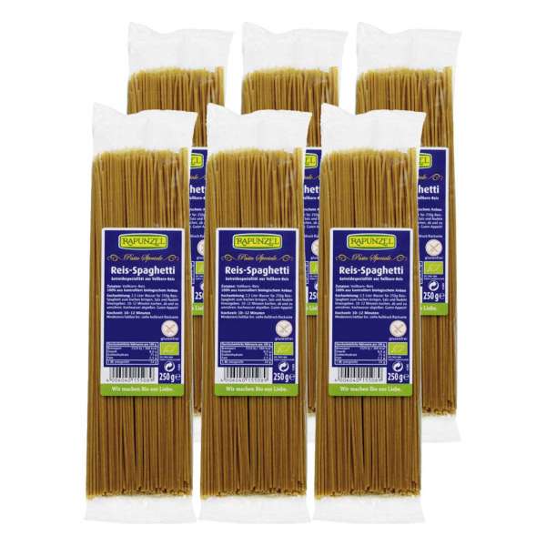 Reis Spaghetti 6 x 250 g Sparpack glutenfrei kaufen Reis Spaghetti 6 x 250 g Sparpack glutenfrei kaufen