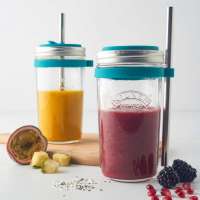 Vorschau: Kilner Smoothie Maker mit Glasbehälter Vorschau: Kilner Smoothie Maker mit Glasbehälter