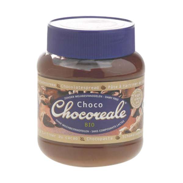 Chocoreale Schokocreme laktosefrei, fein schokoladiger Aufstrich Chocoreale Schokocreme laktosefrei, fein schokoladiger Aufstrich