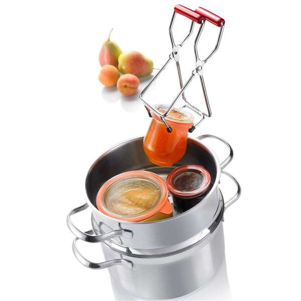 Verbrühungen vermeiden mit einem Glasheber für Einmachgläser