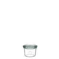 Weck Mini Sturzglas 65ml / 140ml mit Glasdeckel - 12 Stück