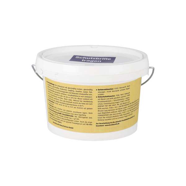 Kreidezeit Sumpfkalkfarbe gefüllt - Ideal für Feuchträume