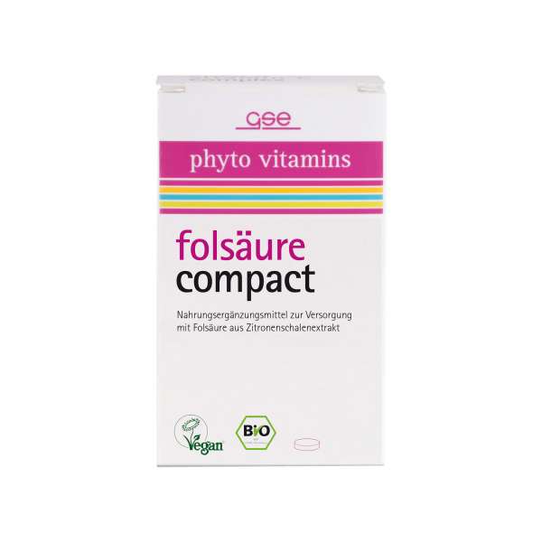 GSE Folsäure Compact - Bio Folsäure vor der Schwangerschaft GSE Folsäure Compact - Bio Folsäure vor der Schwangerschaft