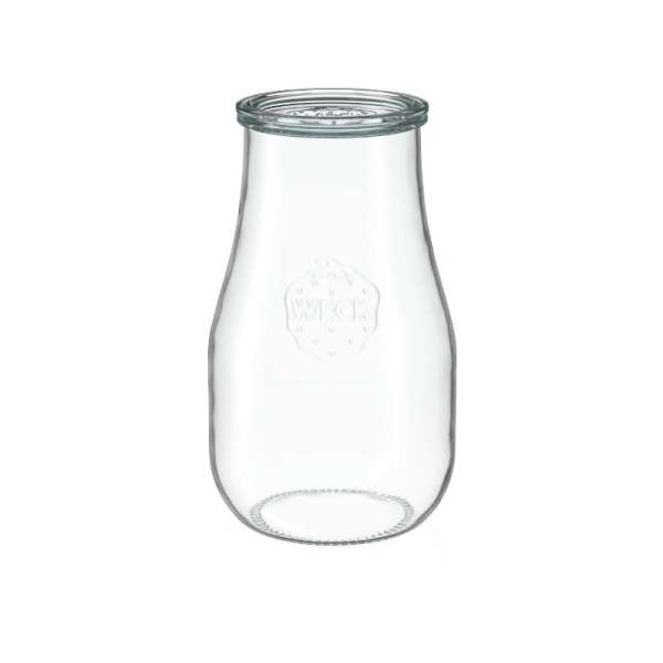 Große Weckgläser mit Glasdeckel im 4er Set in beliebter Tulpenform mit 2500 ml Fassungsvermögen Große Weckgläser mit Glasdeckel im 4er Set in beliebter Tulpenform mit 2500 ml Fassungsvermögen