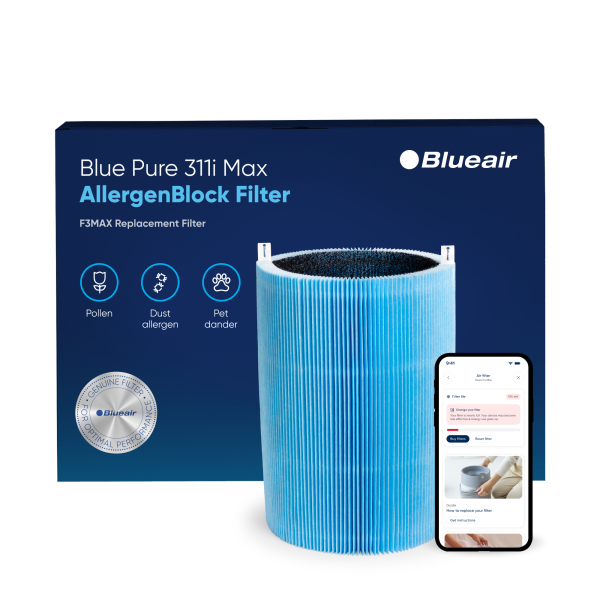 Blueair F3MAX AllergenBlock Ersatzfilter für Blue Pure 3350i Max / 311i Max Blueair F3MAX AllergenBlock Ersatzfilter für Blue Pure 3350i Max / 311i Max