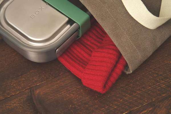 Black + Blum Lunchbox ohne Plastik - auslaufsicher mit Gabel