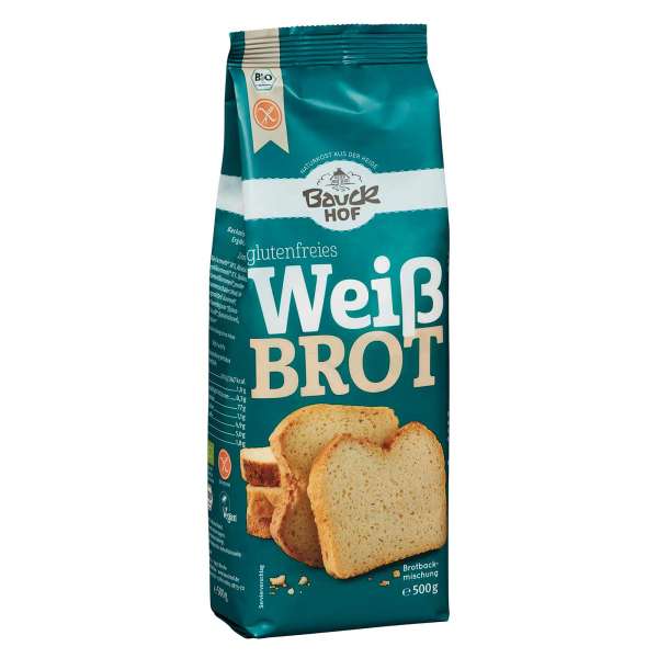 Bauckhof Backmischung - Glutenfreies Weißbrot backen Bauckhof Backmischung - Glutenfreies Weißbrot backen