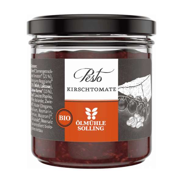 Ölmühle Solling Cashew Tomaten Pesto: Bio-Qualität Ölmühle Solling Cashew Tomaten Pesto: Bio-Qualität