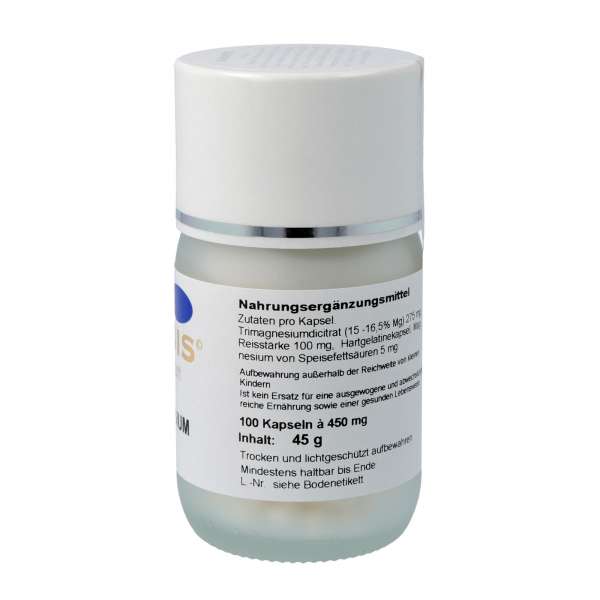 Magnesium Nahrungsergänzungsmittel von NCM, 100 Kapseln