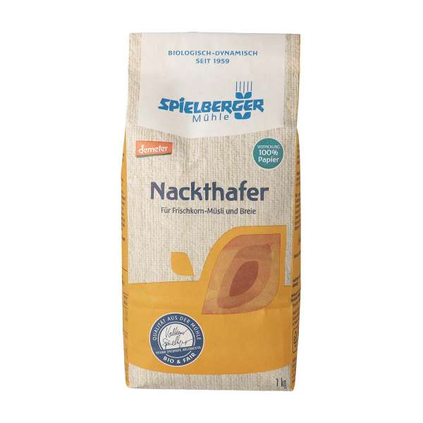 Spielberger Mühle Bio Nackthafer - in Demeter-Qualität Spielberger Mühle Bio Nackthafer - in Demeter-Qualität