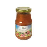 Bio Tomatensauce Basilikum für köstliche Pasta oder Pizza Bio Tomatensauce Basilikum für köstliche Pasta oder Pizza