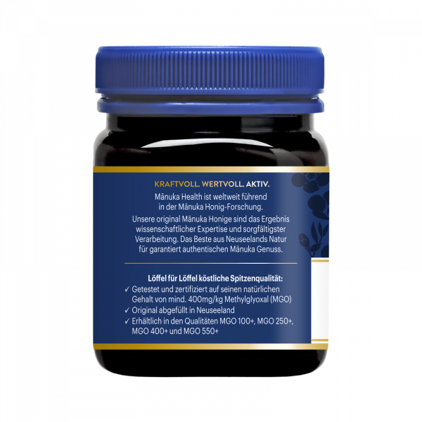 Echter Manuka Honig MGO 400+ aus Neuseeland