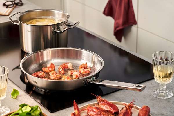 Töpfe Fissler Profi Collection - Kochtopf Edelstahl mit Deckel