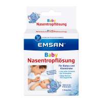 Emsan Nasentropflösung Baby & Kleinkinder - bei Schnupfen Emsan Nasentropflösung Baby & Kleinkinder - bei Schnupfen