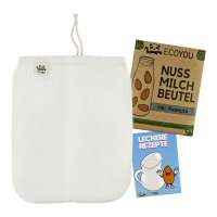 EcoYou Nussmilchbeutel - zum Nuss- & Mandelmilch selbst herstellen EcoYou Nussmilchbeutel - zum Nuss- & Mandelmilch selbst herstellen