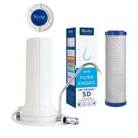 Alvito Auftisch-Wasserfilter Set Pure mit Filtereinsatz