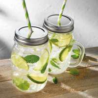 Vorschau: Quattro Stagioni Trinkgläser mit Schraubverschluss und Henkel Vorschau: Quattro Stagioni Trinkgläser mit Schraubverschluss und Henkel